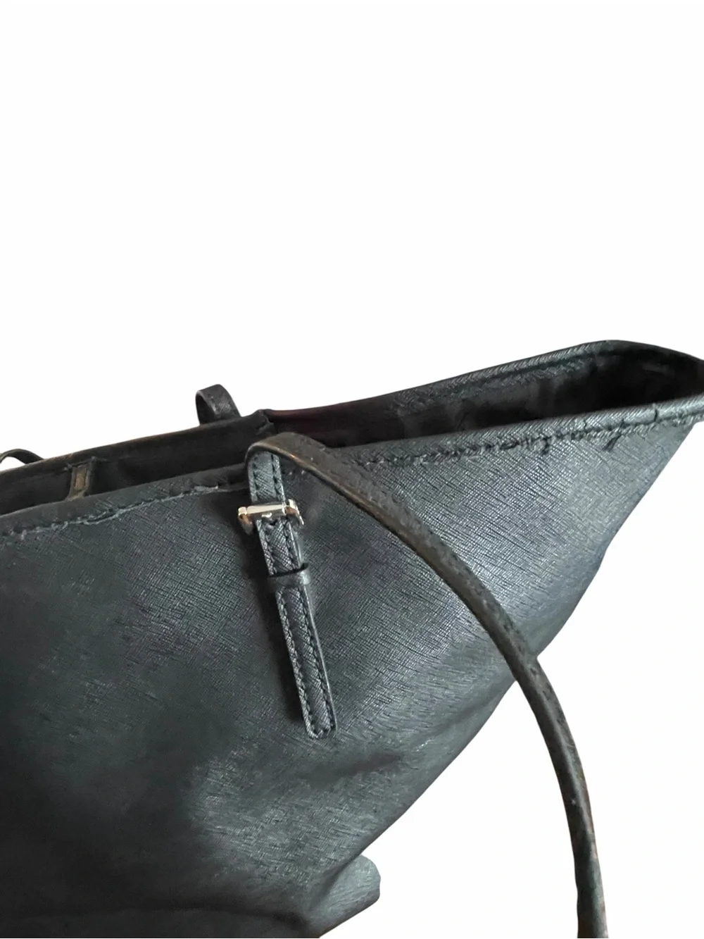 Michael Kors Black Studed Jet Set Travel Tote Bag